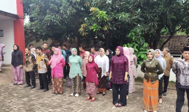 Kecamatan Ciwandaan Mengadakan Apel Upacara Khusus Perempuan Dalam Rangka Hari Ibu