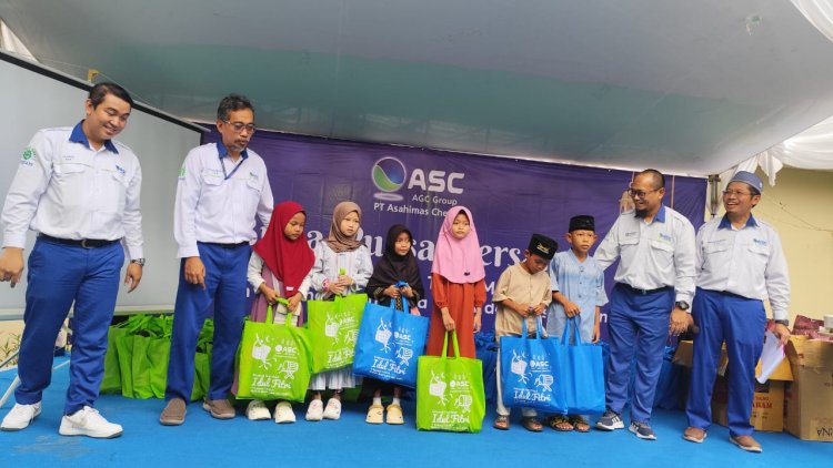 Asahimas Chemical Gelar Santunan Anak Yatim Dan Buka Bersama Dengan Tokoh Masyarakat Gunung Sugih Dan Anyar