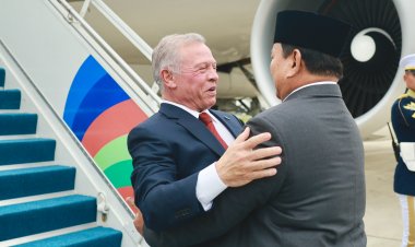 Momen Prabowo Jemput Raja Yordania Abdullah II, Satu Mobil Bareng ke Istana Merdeka