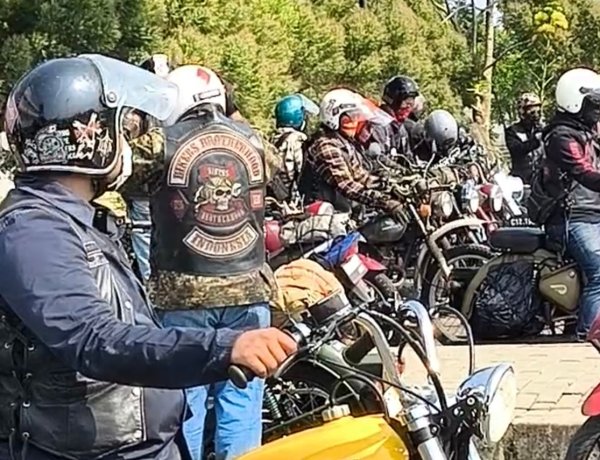 BB1% MC Banten Pererat Solidaritas Lewat Mandatory Run & Halal Bihalal